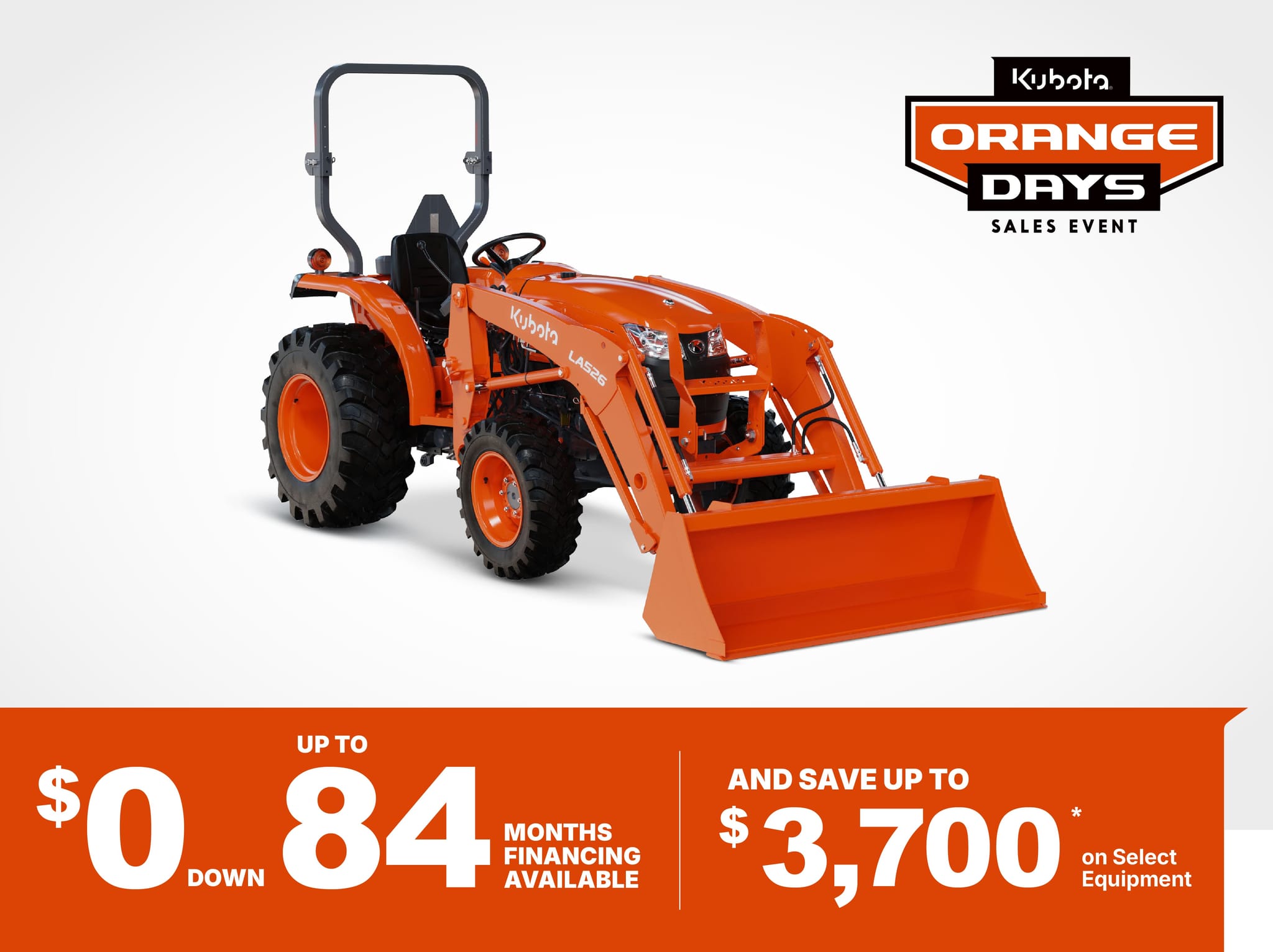 Save on Select L2502 Series Tractors