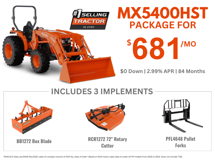 MX5400HST Tractor Package