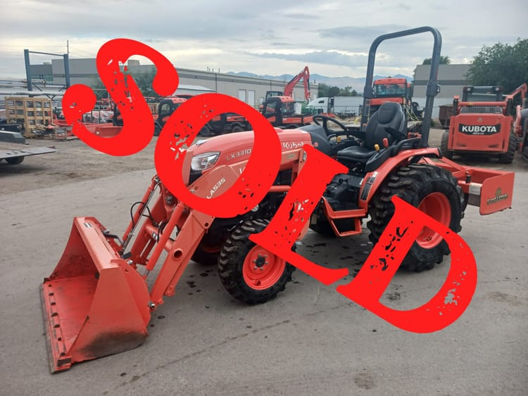 2022 KUBOTA LX3310HSD – PACKAGE DEAL – SOLD